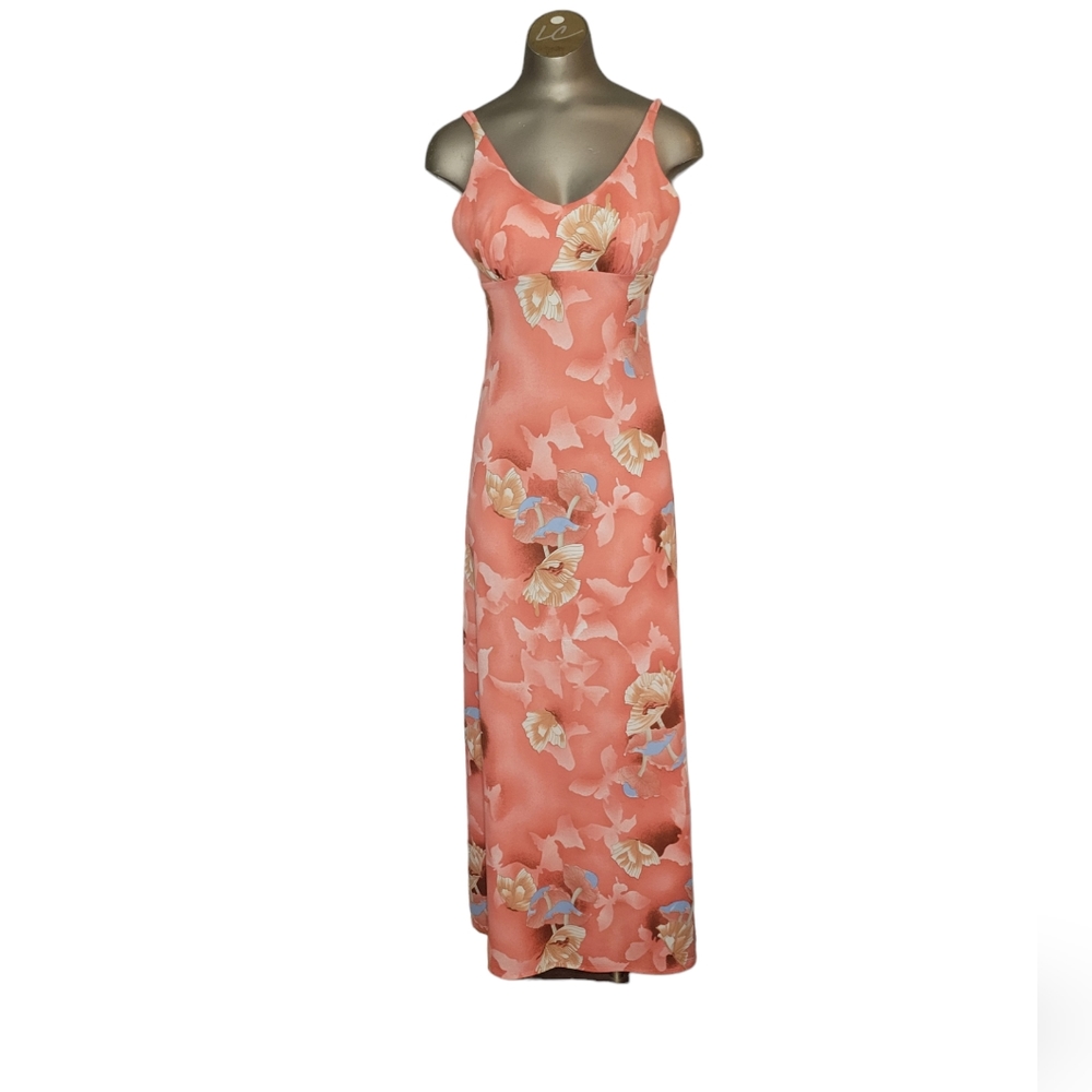 Vintage 70s Jack Hartley psychedelic Maxi Dress Small